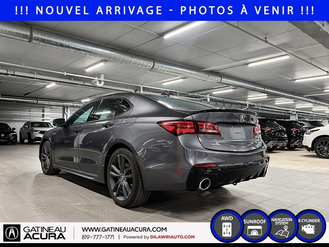 2020 Acura TLX A-Spec Tech SH-AWD Grey Gatineau - photo #7