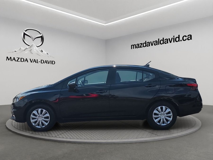Nissan Versa S CVT, commande audio au volant, cruise control, Caméra de recul 2021 Noir
