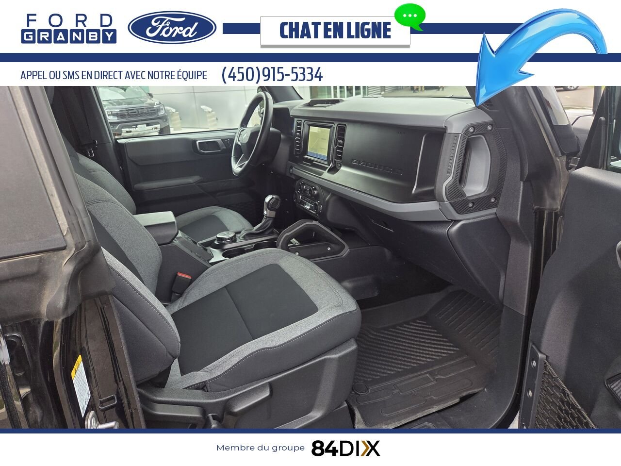 Ford Bronco 2023 Noir Granby - photo #22
