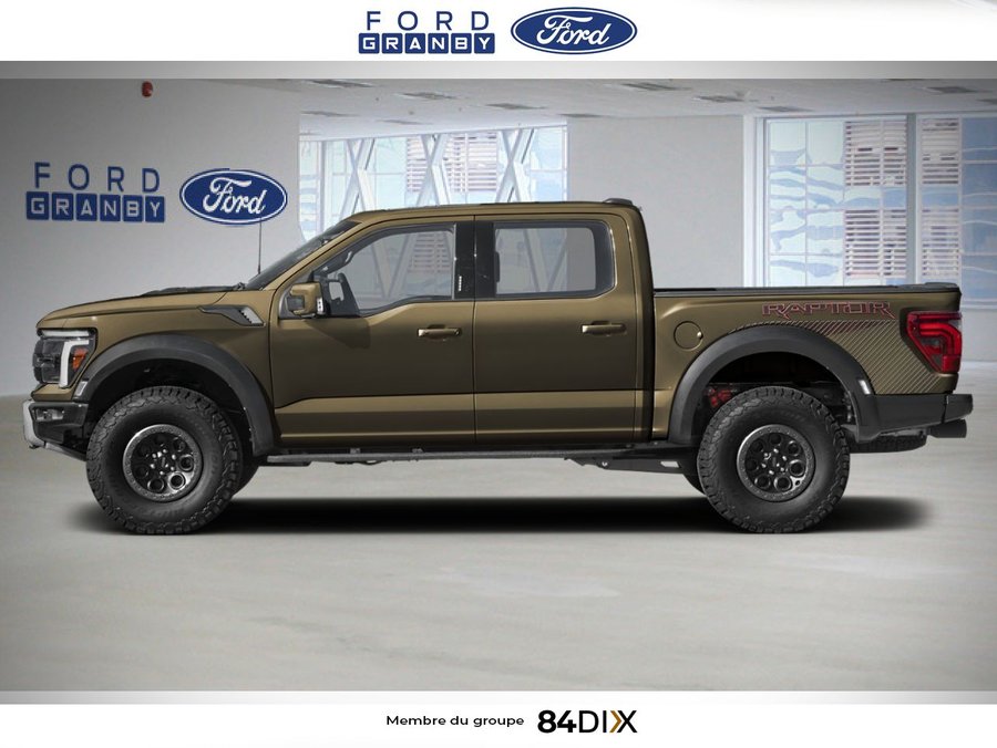 Ford F-150 Raptor SuperCrew 4RM caisse de 5,5 pi 2026 Vert abri
