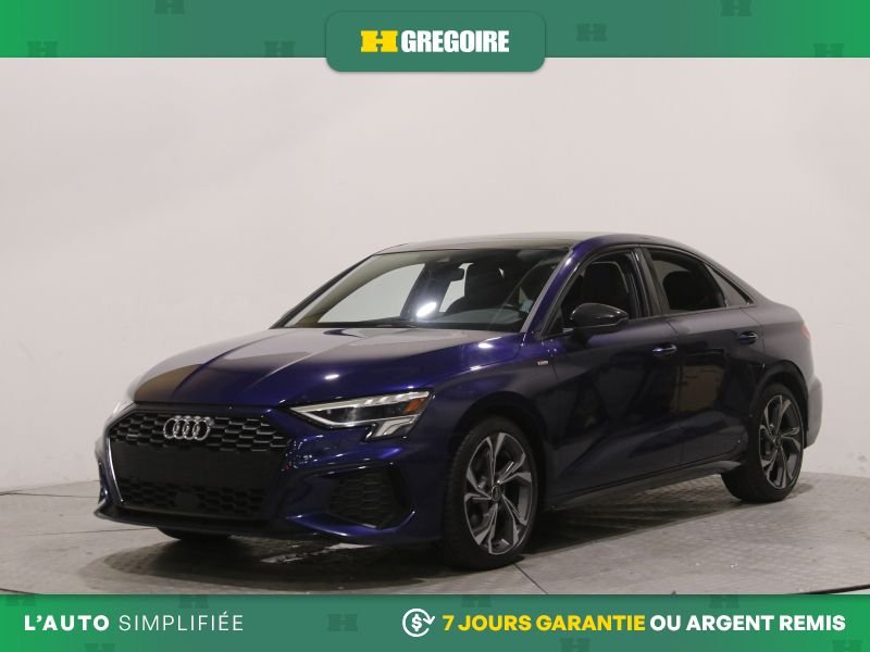 2023 Audi A3 Blue Blainville - photo #2