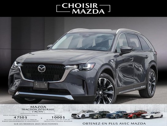 Mazda CX-90 hybride rechargeable 2025 2025 Gris mécanique métallisé