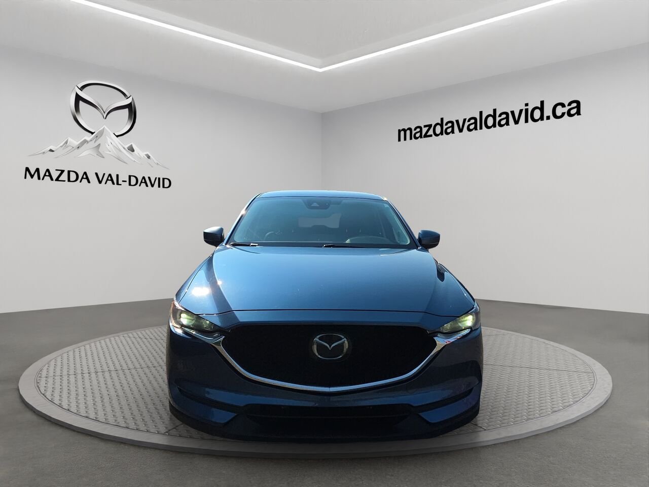2021 Mazda CX-5 GS TI BA, bluetooth, Volant chauffant, commande audio au volant Blue Val-David - photo #2