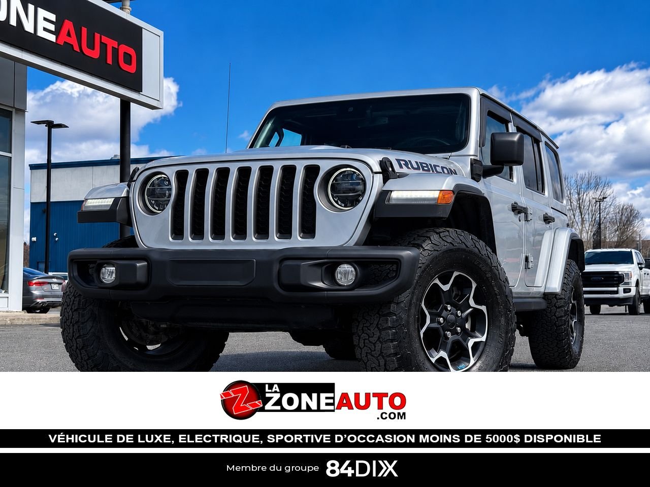 2022 Jeep Wrangler 4xe RUBICON Silver Granby - photo #0