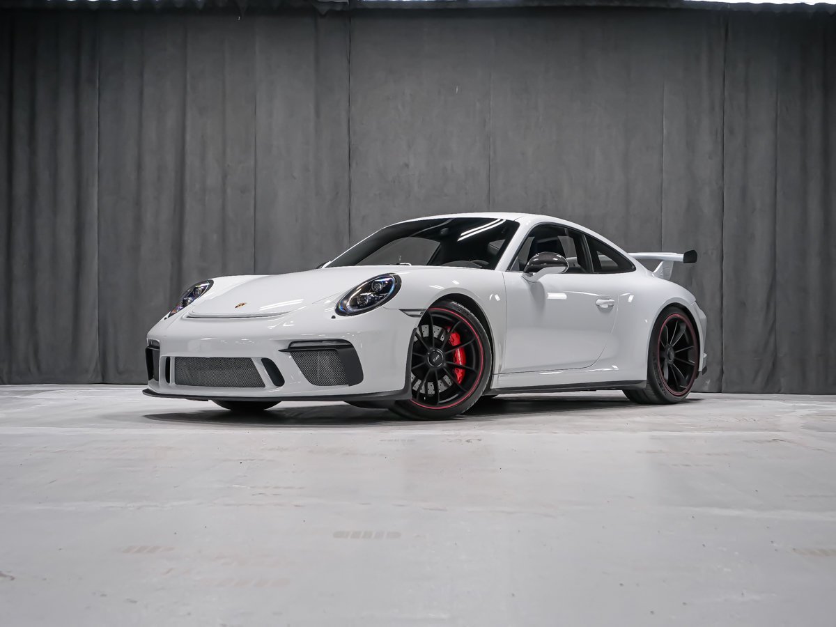2018 Porsche 911 GT3 White Montreal - photo #4