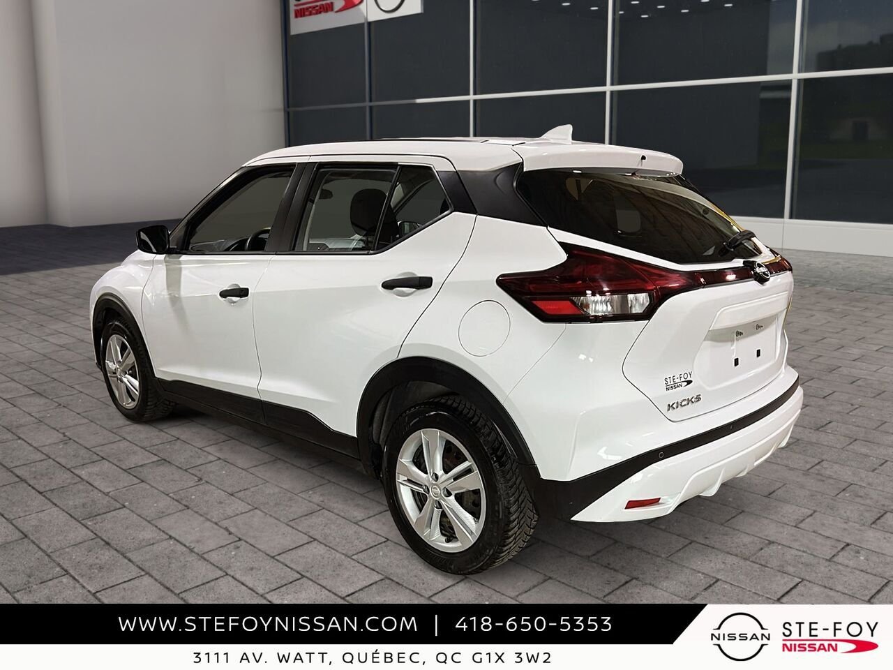 Nissan Kicks S TA 2022 Blanc Ste-Foy - photo #3