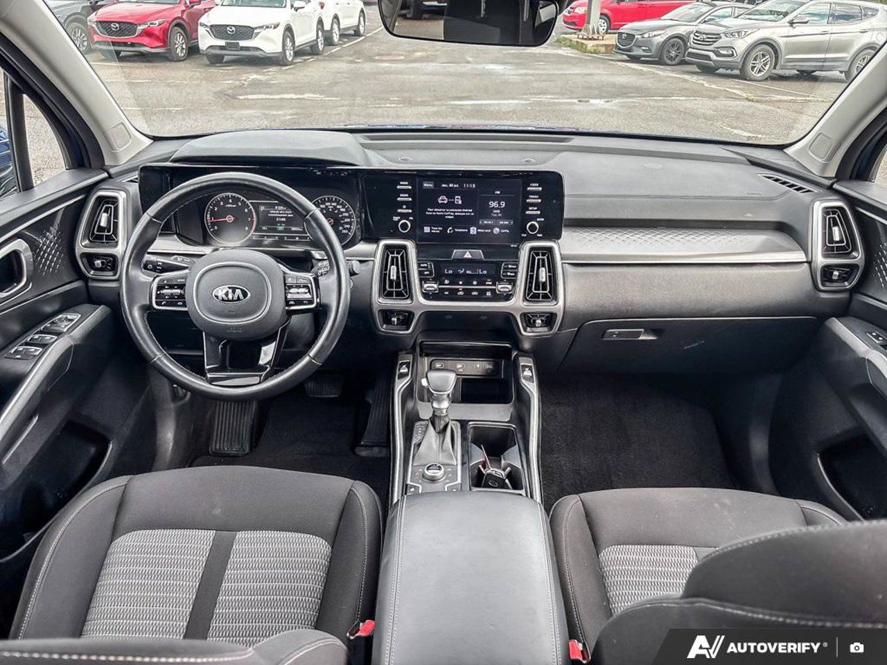 2021 Kia Sorento 5XYRGDLCXMG020417 Blue Mirabel - photo #26