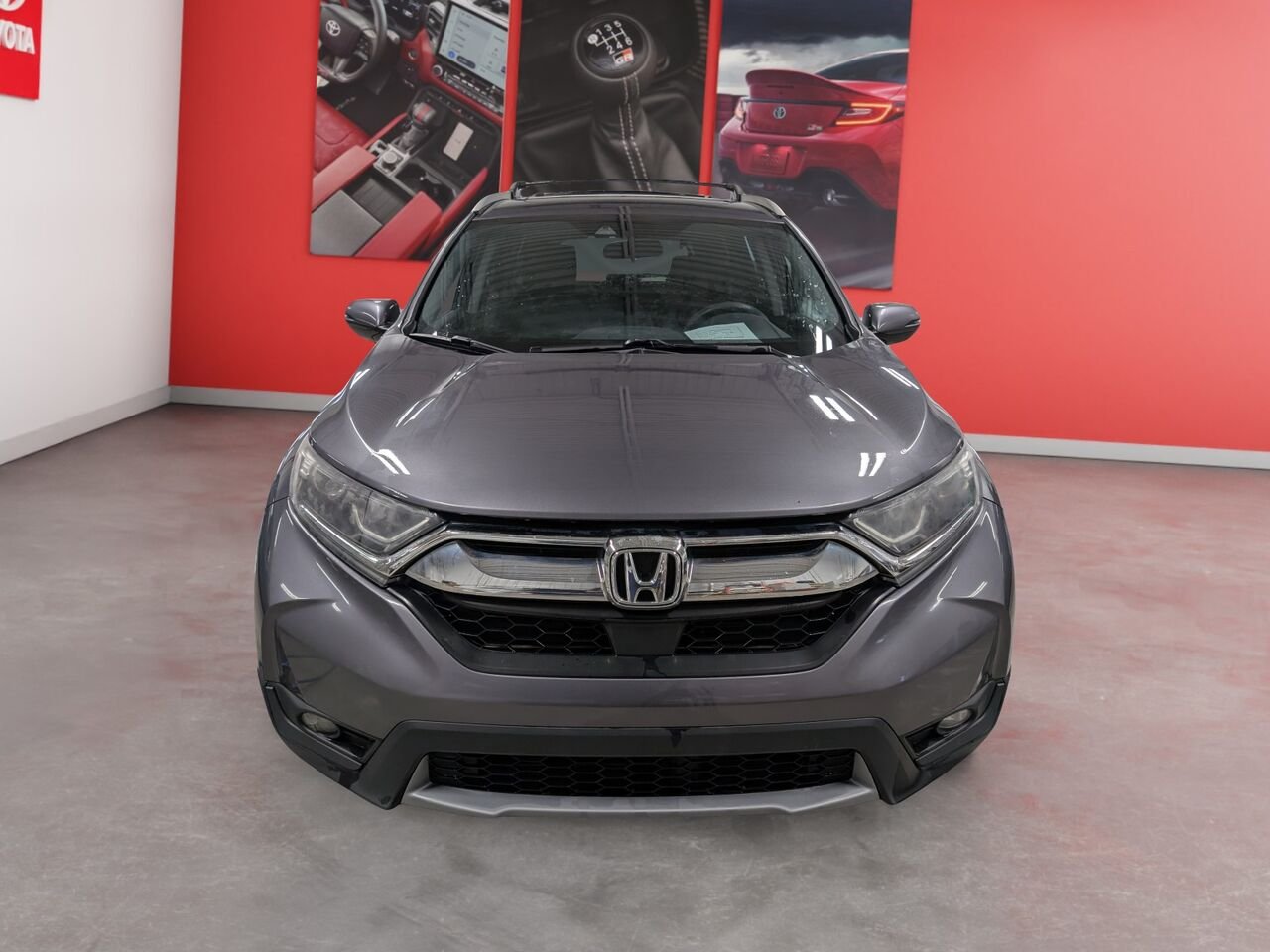 Honda CR-V EX/SIÈGES CHAUFFANTS/TOIT OUVRANT/AC BIZONE/CAMÉRA DE RECUL/BLUETOOTH 2017 Gris Sherbrooke - photo #1