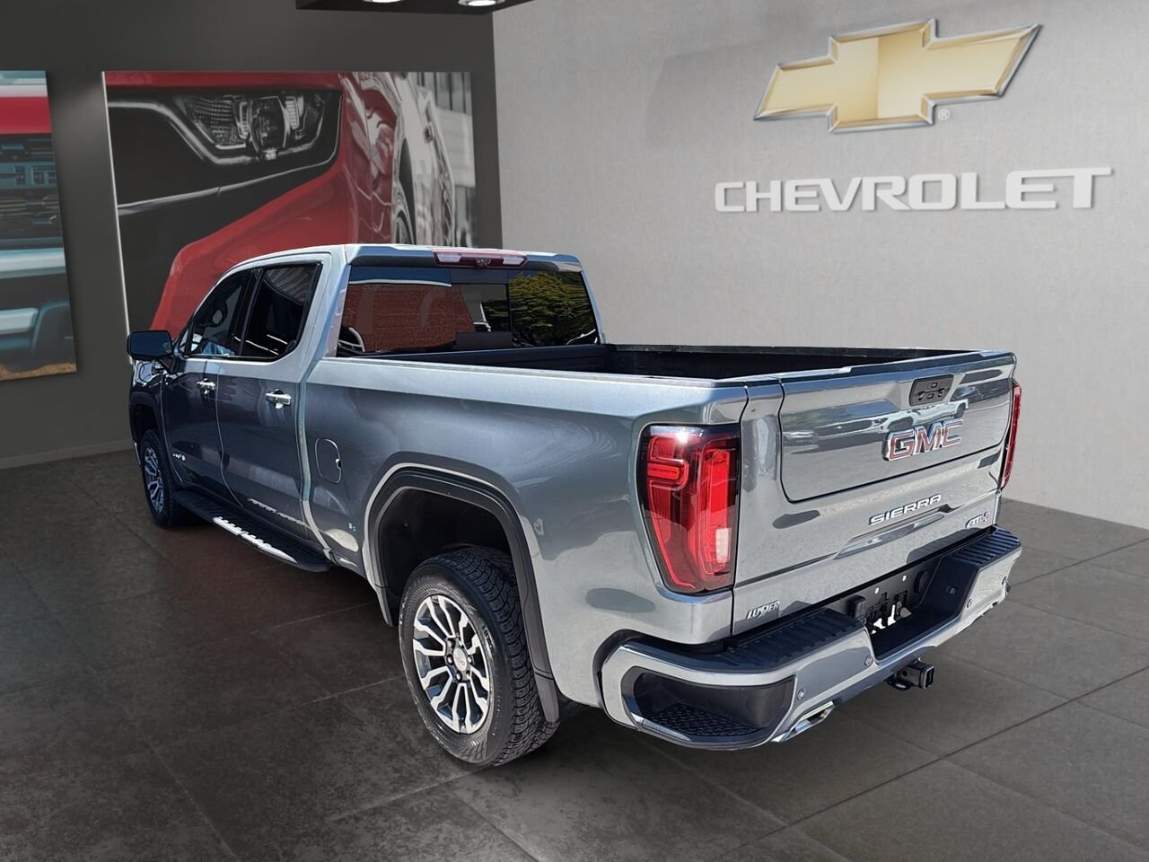 GMC SIERRA 1500 AT4 2021 Gris Saint-Hyacinthe - photo #3