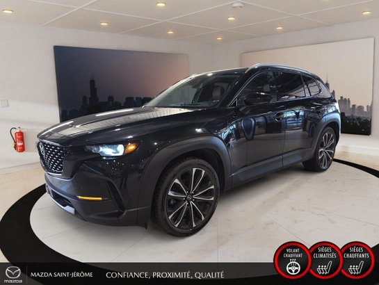 Mazda CX-50 GT | CUIR BRUN | TOIT PANORAMIQUE | AWD | 2024 Noir
