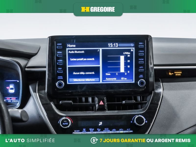 Toyota Corolla 727157A | LE AUTO AC GR ELEC CAM RECULE BLUETOOTH 2022 Argent Laval - photo #19