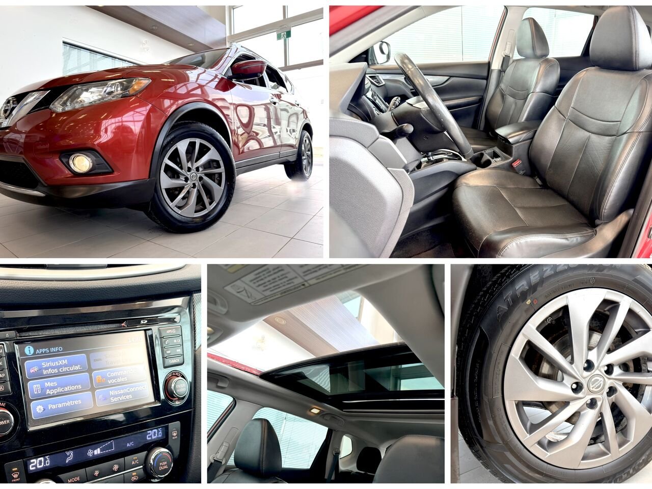 2016 Nissan Rogue Grey Notre-Dame-des-Prairies - photo #14