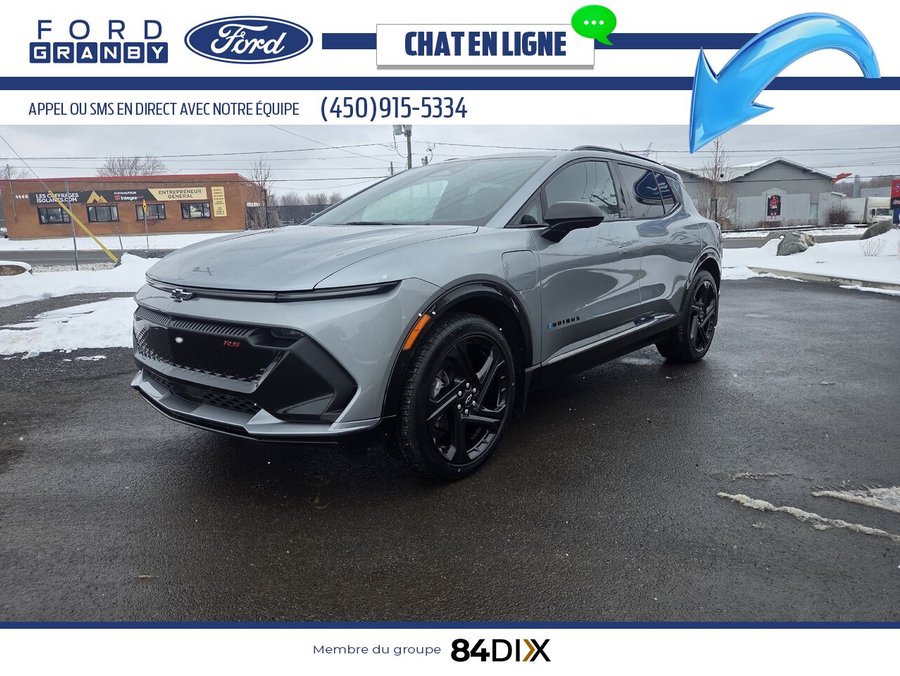 Chevrolet Equinox EV 2RS, Cuir, Mags 21po 2024 Gris