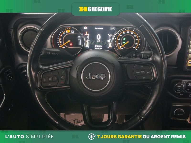 Jeep Wrangler 821038 | Unlimited Sport 80th Anniversary 4WD AUTO A/C MAGS 2021 Gris Laval - photo #23