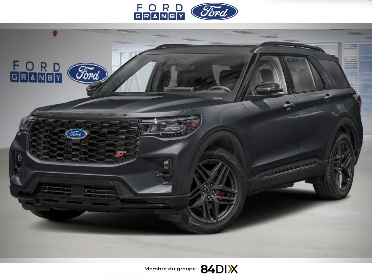 2026 Ford Explorer Agate Black Metallic Granby - photo #0