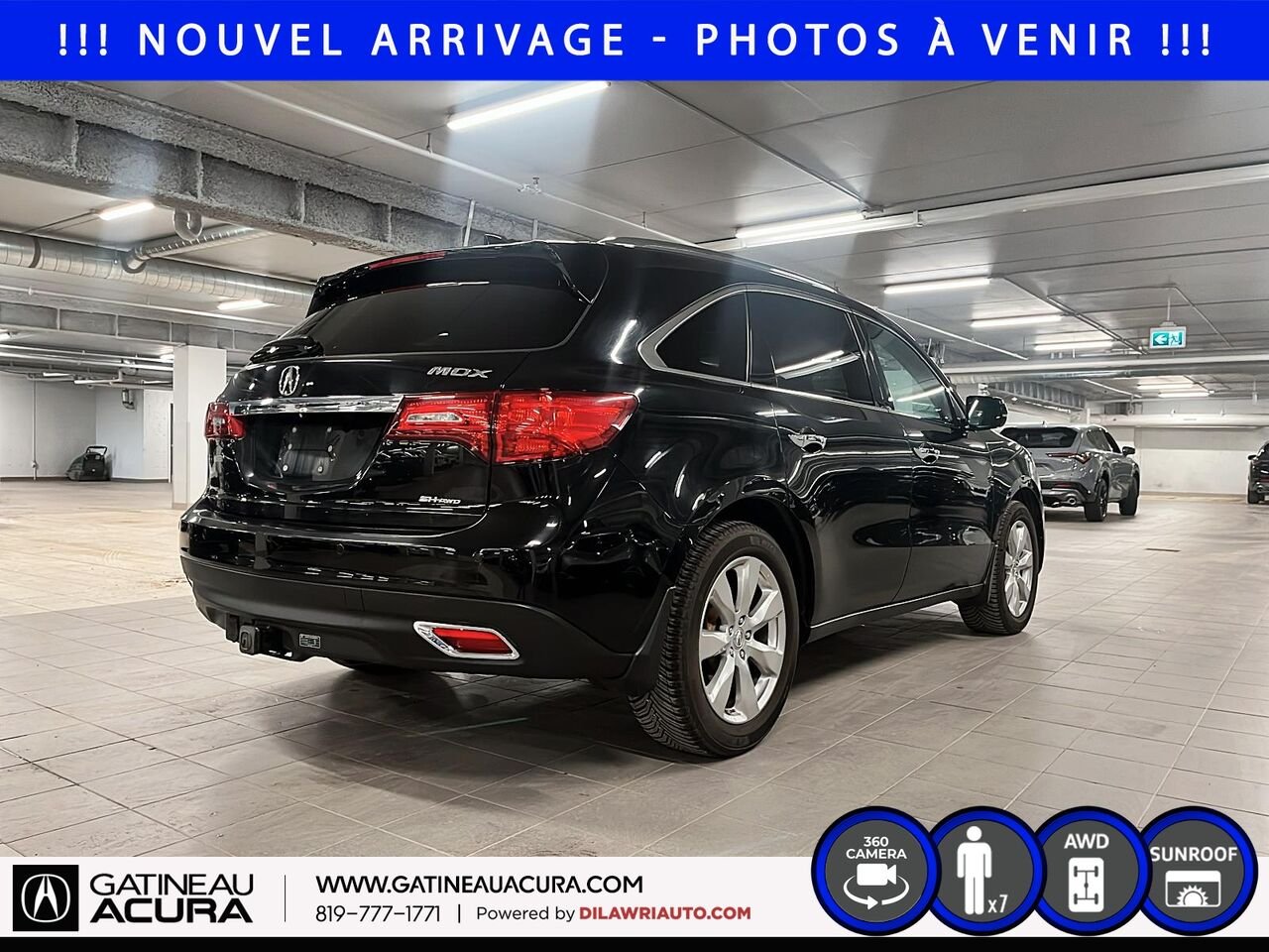 2016 Acura MDX Élite SH-AWD Black Gatineau - photo #4