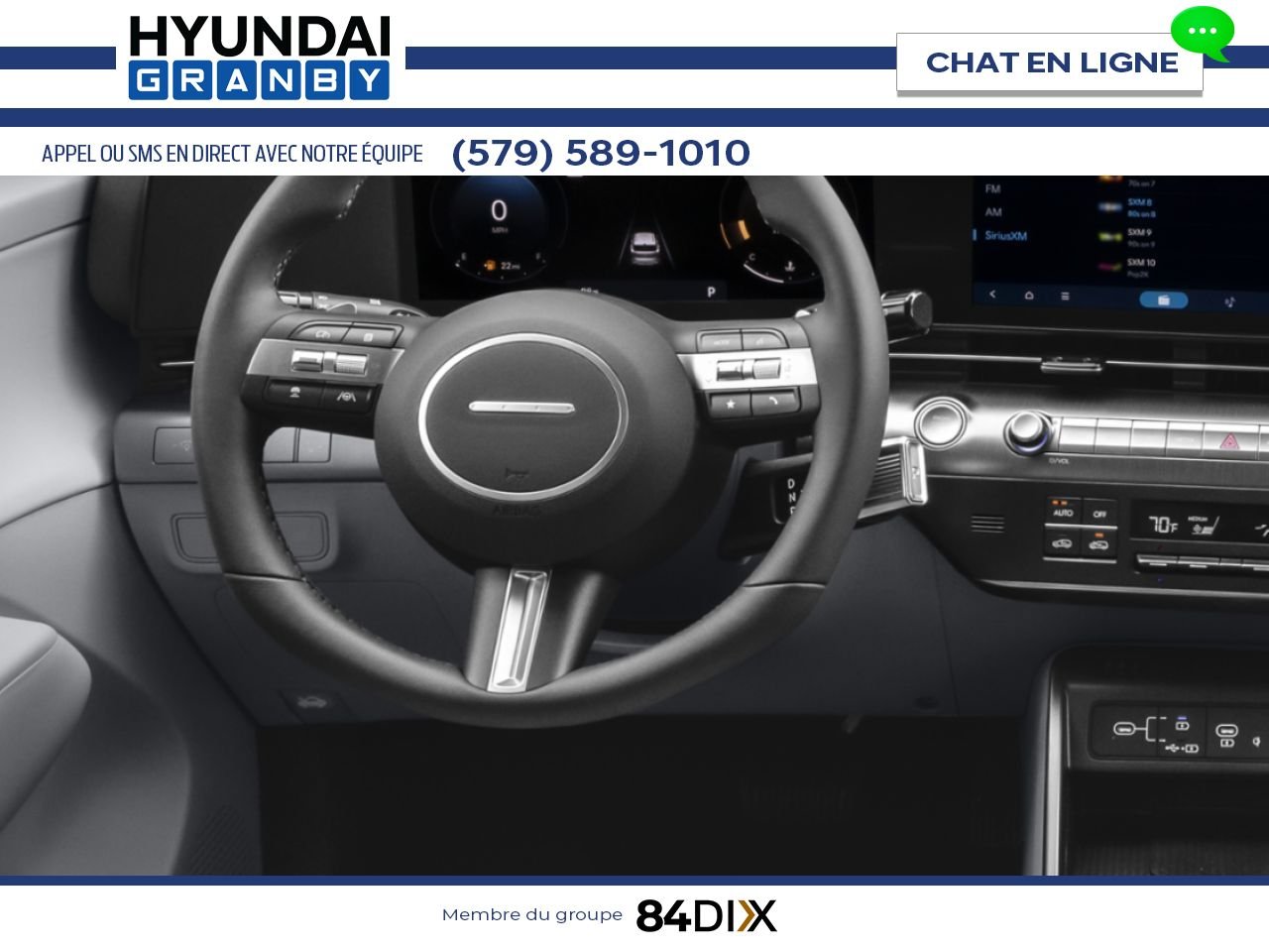 HYUNDAI Kona 2026 Gris écotronique Granby - photo #3