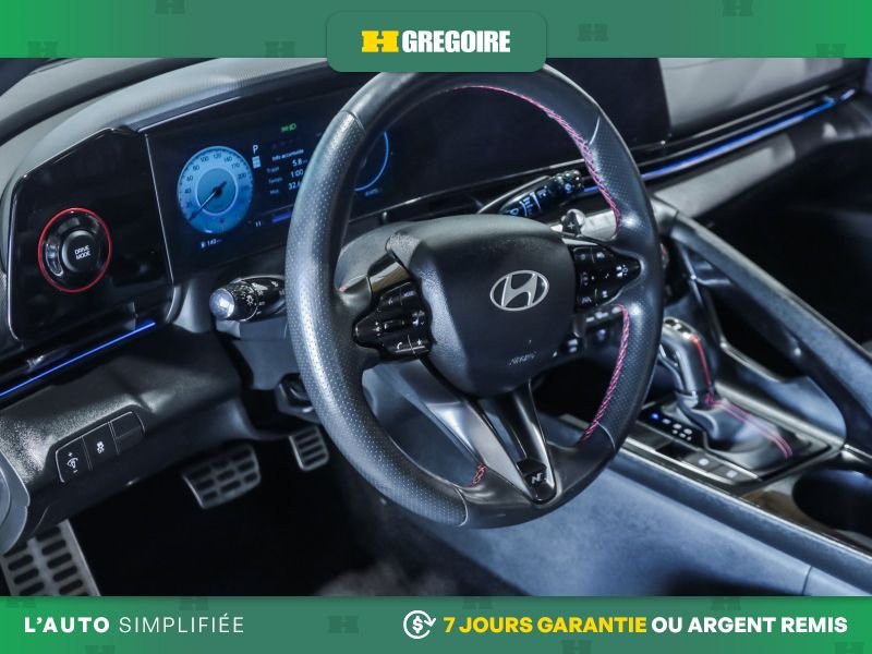 Hyundai Elantra 729693 | N Line Ultimate AUTO AC CUIR TOIT NAV GR ELEC MAGS 2025 Blanc Laval - photo #11