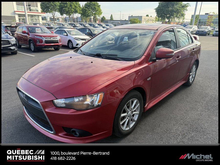 Mitsubishi Lancer SE, Toit ouvrant, Mags 16 pouces 2015 Rouge