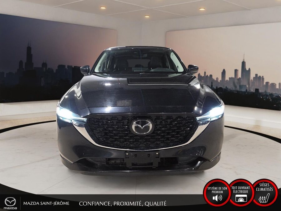 2025 Mazda CX-5 GT | TOIT OUVRANT | CUIR | AWD | Black