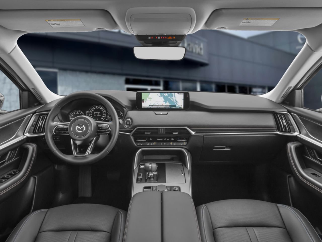 2026 Mazda CX-90 hybride léger GT TI, 7 PASSAGERS, BANQUETTE, COMMANDE AU VOLANT Blue Val-David - photo #9