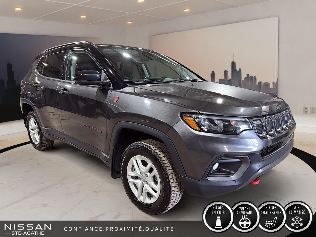 2022 Jeep Compass Trailhawk 4x4 Grey Saint-Jérôme - photo #2