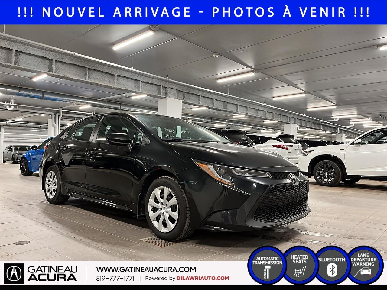 Toyota Corolla LE 2020 Noir Ottawa & Gatineau - photo #2
