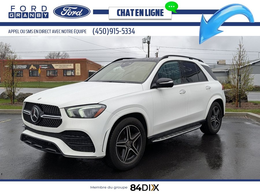 Mercedes-Benz GLE 450 4MATIC, CUIR, TOIT GLE 450 4MATIC, CUIR, TOIT 2022 Blanc