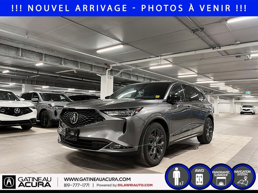 Acura MDX *** CLEAN CARFAX + BAS KILOMÉTRAGE *** 2024 Gris