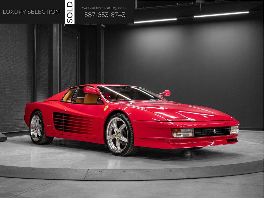 1986 Ferrari Testarossa 1986 Red