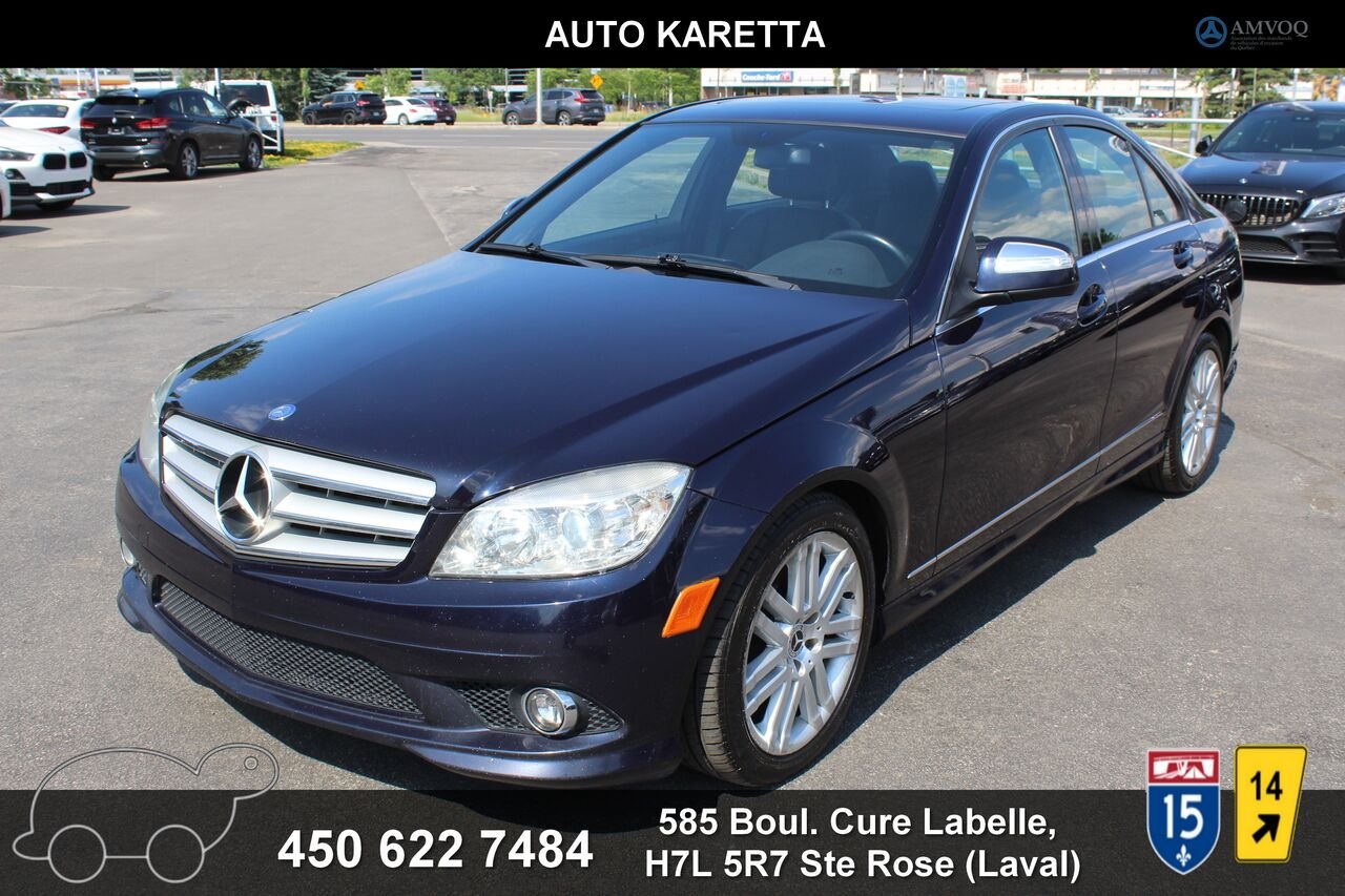 Mercedes-Benz C 230 4MATIC VIN: WDDGF85X38F141905 2008 Bleu Sainte-Rose - photo #0