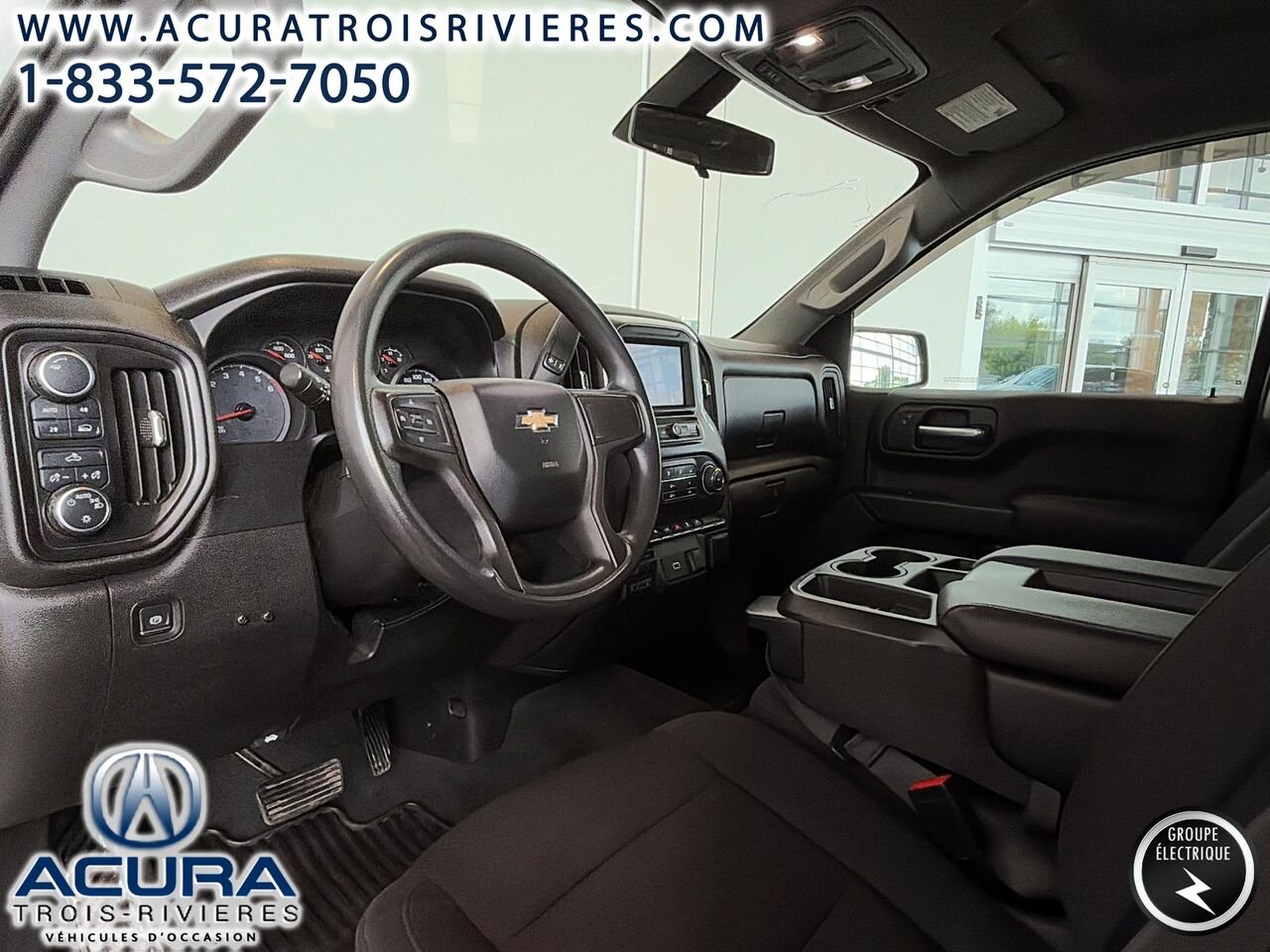 Chevrolet Silverado 1500 CUSTOM BOITE COURTE 2020 Blanc Trois-Rivières - photo #19