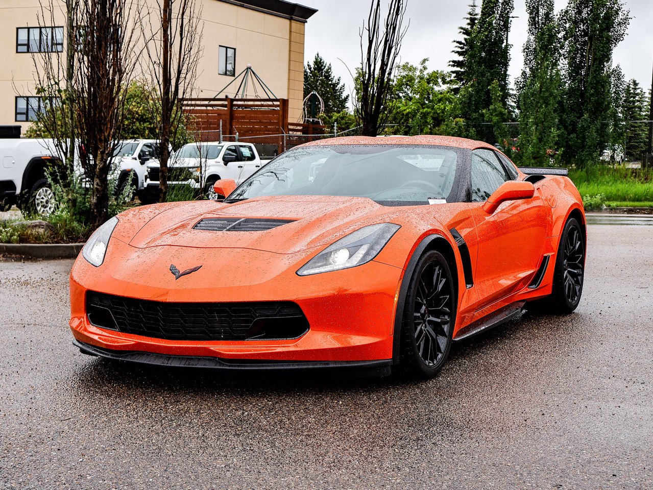 2019 Chevrolet Corvette 2dr Z06 Cpe w/1LZ Orange Sherwood Park - photo #3