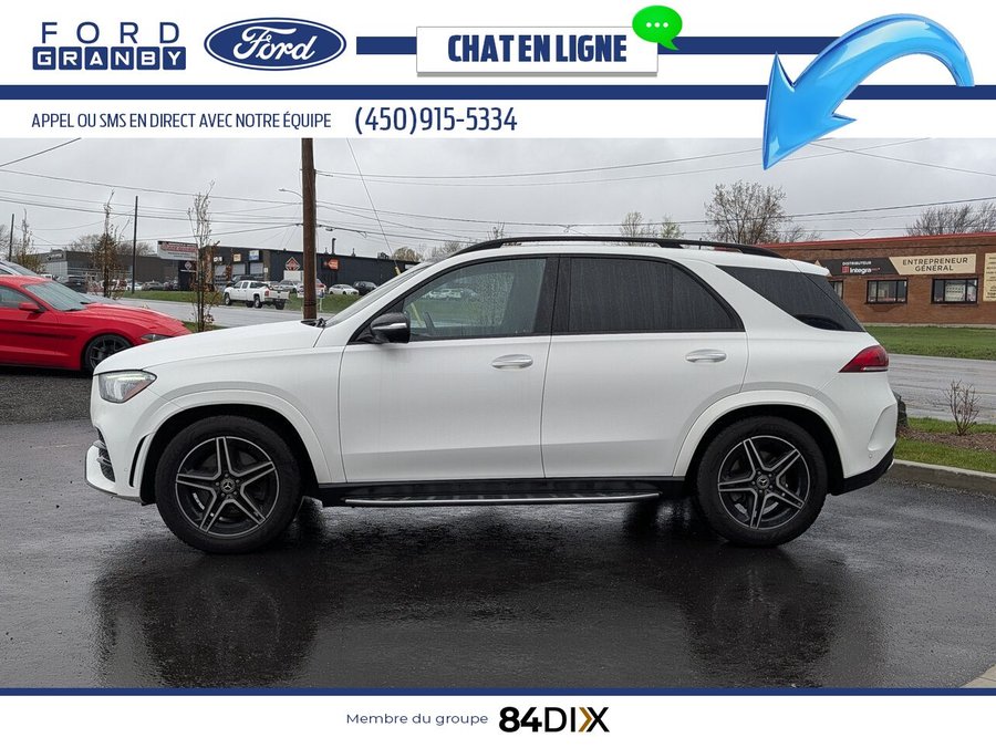 Mercedes-Benz GLE 450 4MATIC, CUIR, TOIT GLE 450 4MATIC, CUIR, TOIT 2022 Blanc