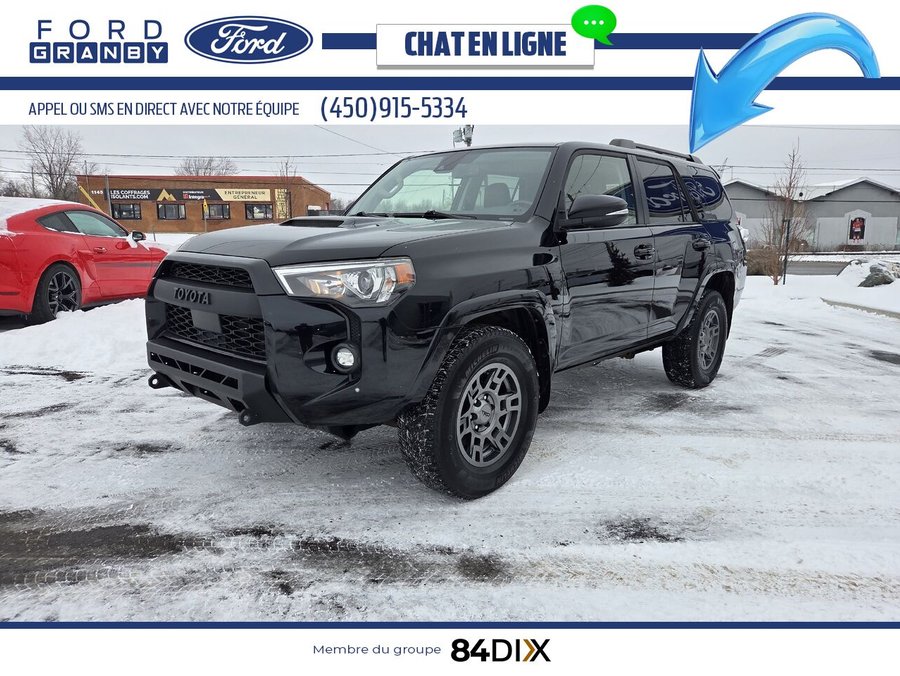 Toyota 4Runner TRD OffRoad, Toit ouvrant 4 roues motrices, Cuir 2021 Noir