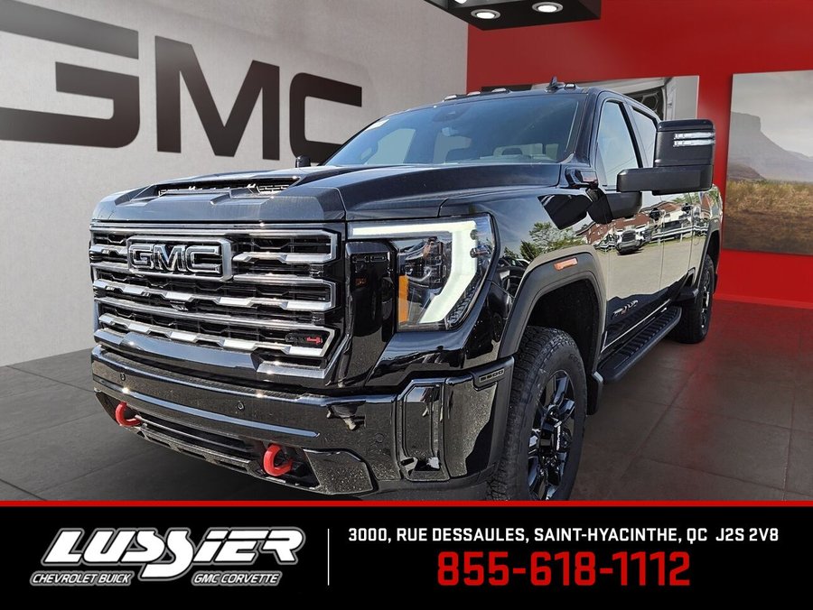 GMC Sierra 2500HD AT4 cabine multiplace 4RM 159 po 2026 NOIR ONYX