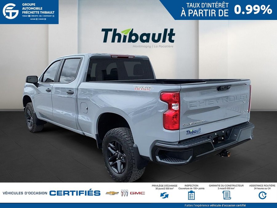 CHEVROLET SILVERADO Custom Trail Boss cabine multiplace 4RM 157 po 2024 Gris
