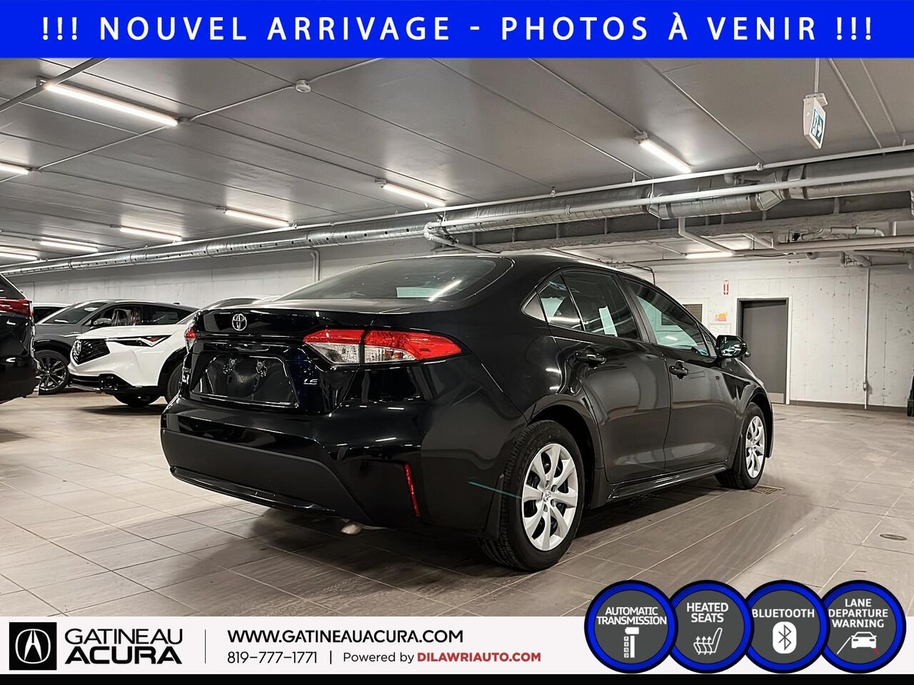 Toyota Corolla LE 2020 Noir Ottawa & Gatineau - photo #4
