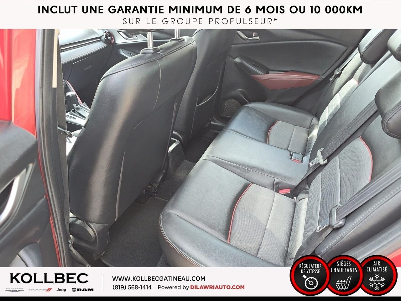 2016 MAZDA CX-3 GS FWD Red Ottawa & Gatineau - photo #23