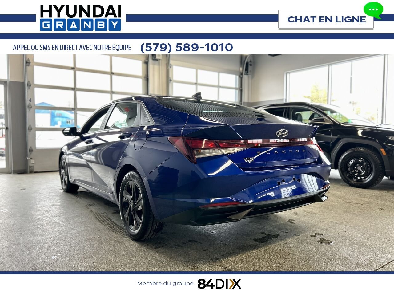 Hyundai Elantra 2021 Bleu Granby - photo #4
