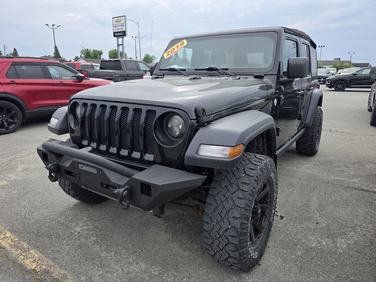 Jeep Wrangler Unlimited Sport 2018 Noir Rouyn-Noranda - photo #0