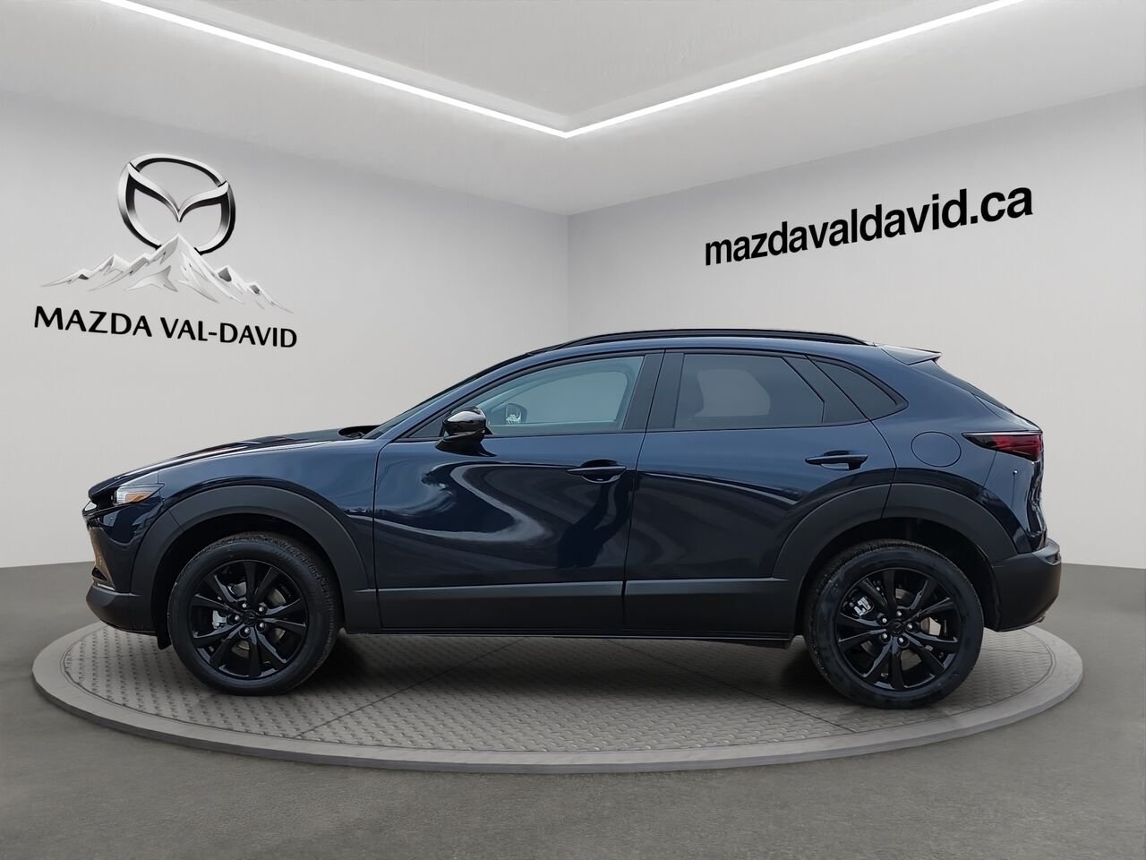 2026 Mazda CX-30 Gs, awd, sièges, volant et rétroviseurs chauffants Deep Crystal Blue Mica Val-David - photo #1