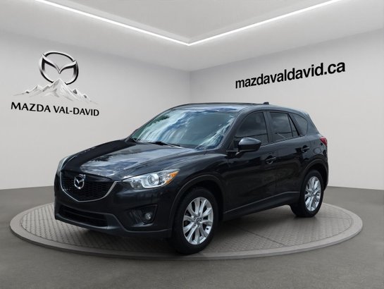 Mazda CX-5 Traction intégrale, 4 portes, boîte automatique, GT, Toit ouvrant, commande audio au volant 2013 Noir