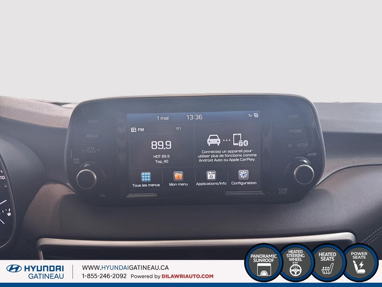 Hyundai Tucson Luxe TI *** air climatiser ,toit ouvrant , cuir *** 2019 Blanc Ottawa & Gatineau - photo #18
