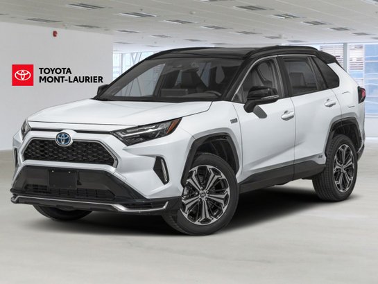 Toyota RAV4 hybride rechargeable 2025 2025 Frisson glacé nacré avec toit noir