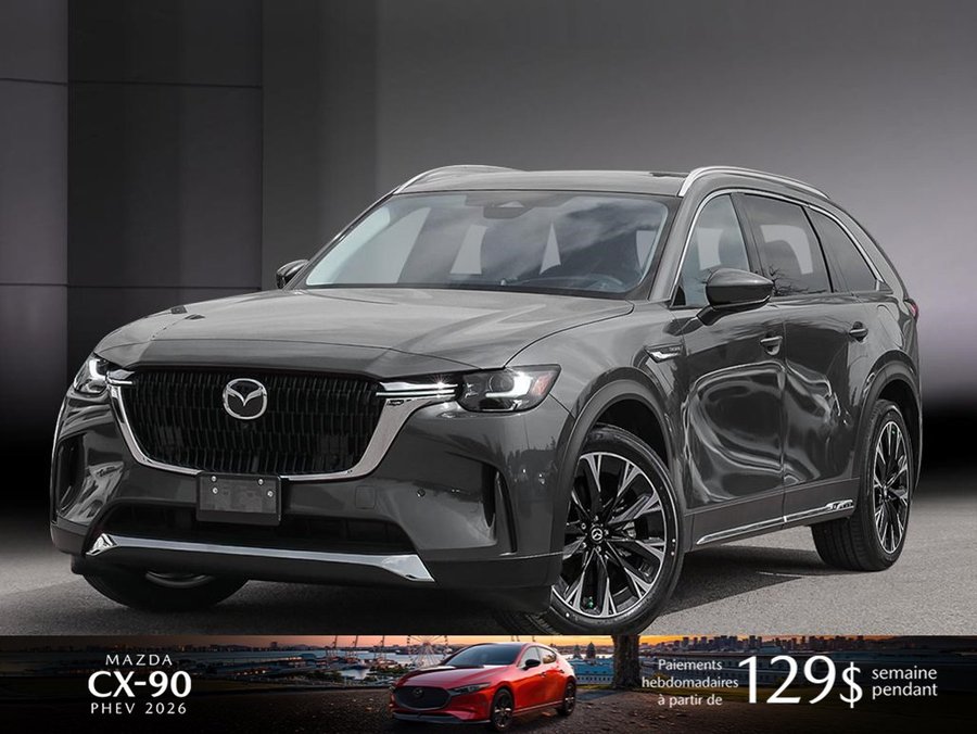 Mazda CX-90 hybride rechargeable 2026 2026 Gris mécanique métallisé