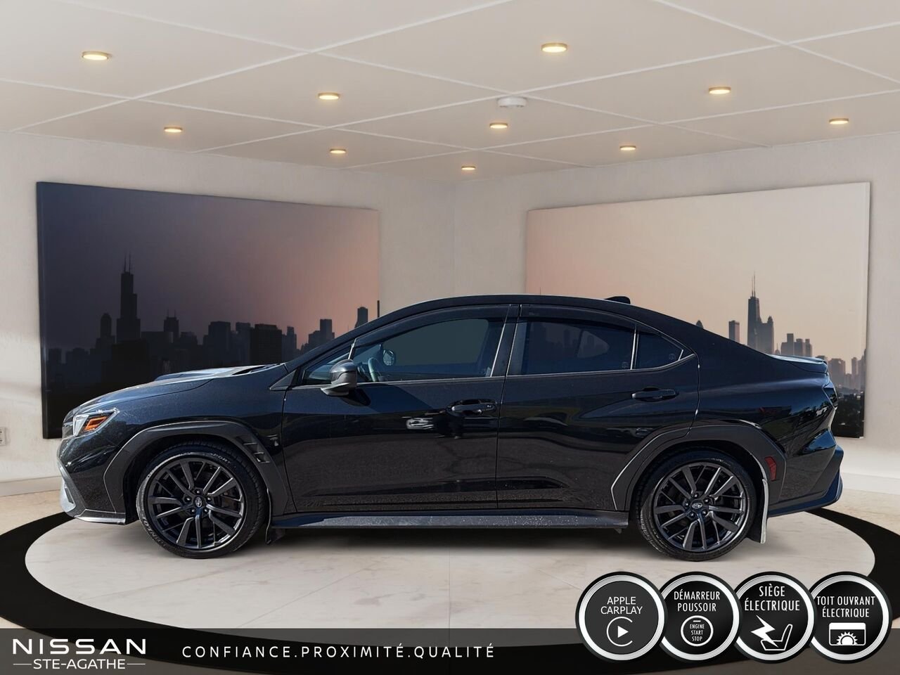 Subaru WRX Sport | TOIT OUVRANT | BANCS CHAUFFANTS | 2023 Noir Saint-Jérôme - photo #5