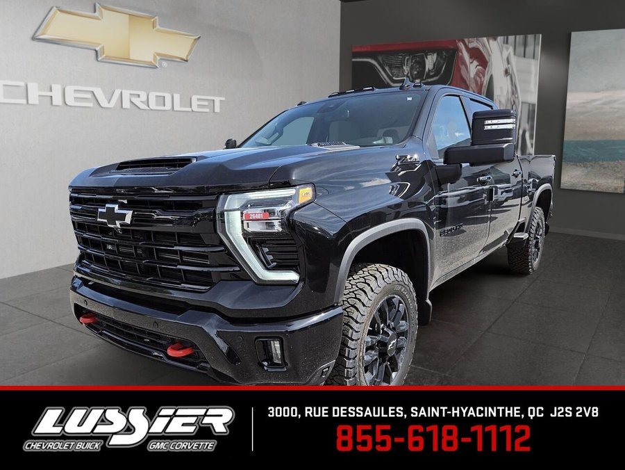 Chevrolet Silverado 2500HD LTZ cabine multiplace 4RM 159 po 2026 NOIR