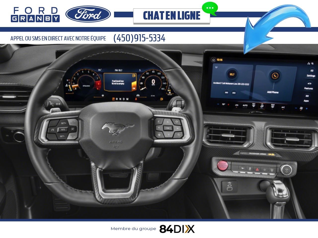 Ford Mustang 2025 Noir ombre Granby - photo #7