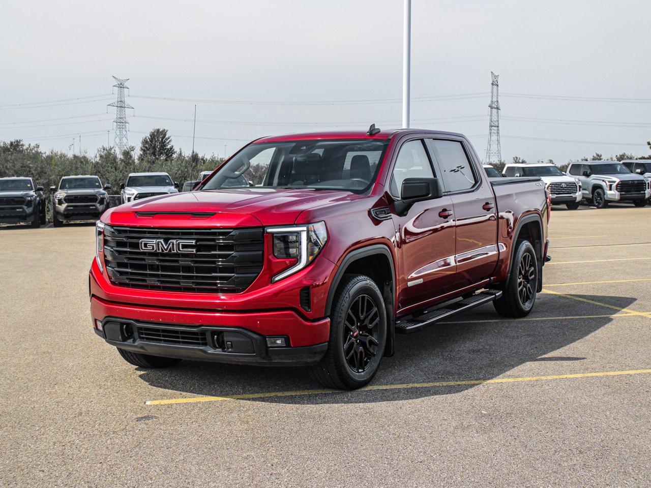 2024 GMC Sierra 1500 4WD Crew Cab 147 Elevation Red Sherwood Park - photo #3